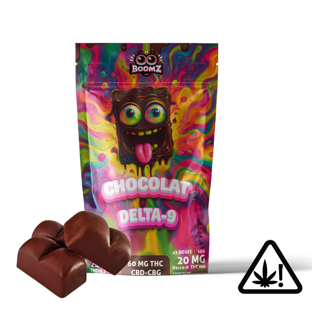 🍫 Chocolat Noir THC 60mg Boomz