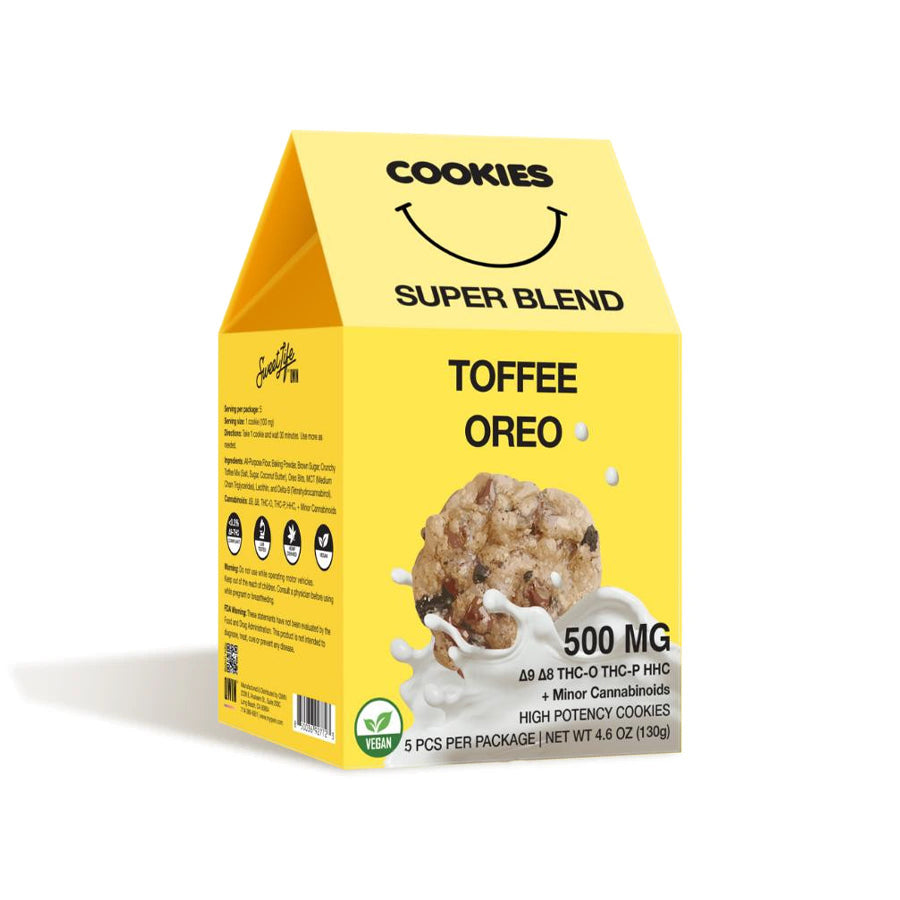 Cookies THC delta 9 Tétrahydrocannabinol Edibles THC - Barong CBD Shop - Barong CBDshop - THC shop - coffee shop - Cookies Toffee Oreo Sweet Life