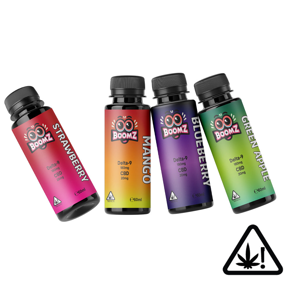 Pack 4 Sirops Delta-9 THC & CBD Boomz | High & Dtente Pack 4 Sirops Delta-9 THC & CBD Boomz | High & Dtente