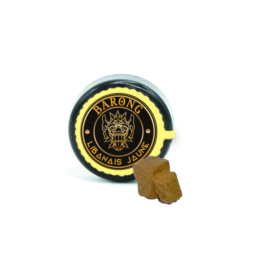 Jaune 3x filtré Haschich CBD - Resine CBD - Hash CBD - Solide CBD - CBD Prenium - Barong CBD Shop - Cannabidiol - Resine Libanais