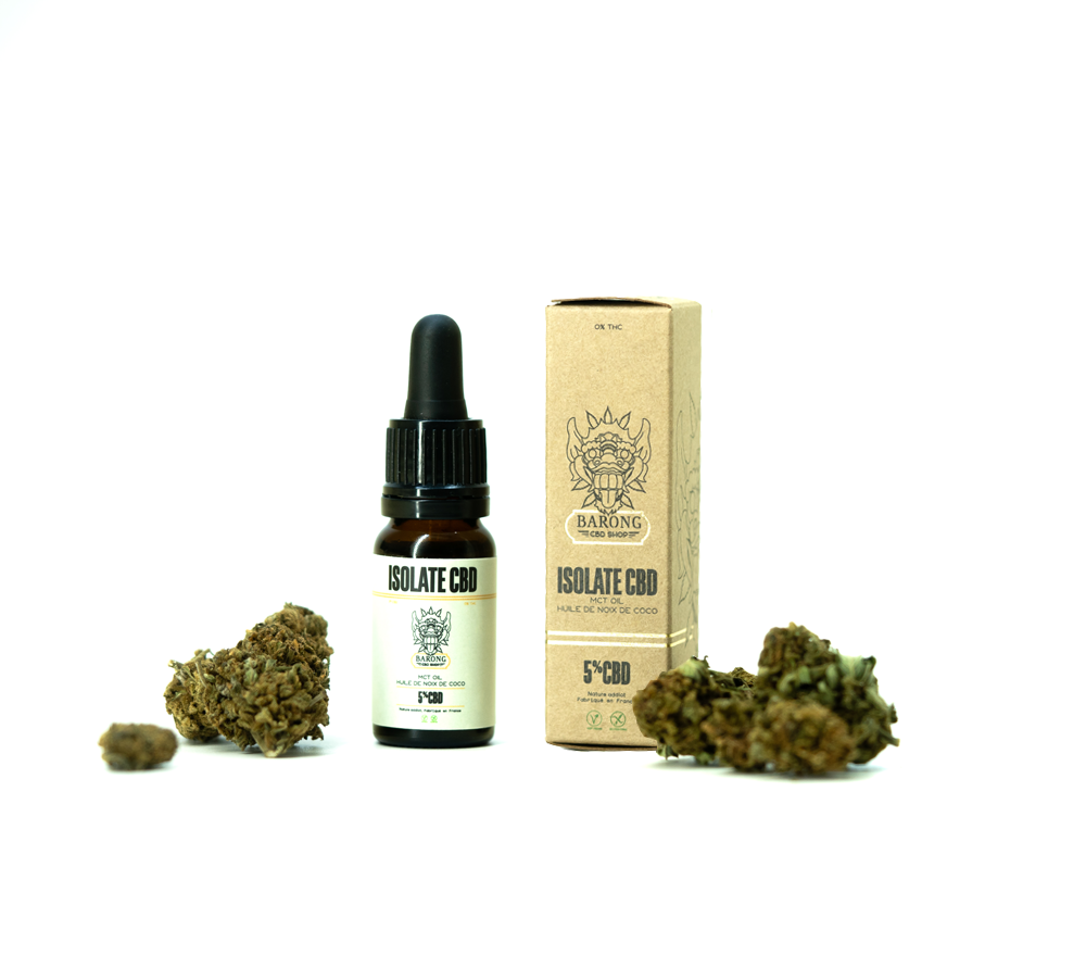 Huile Isolate CBD 5% 500mg | Pur CBD 0% THC Huile Isolate CBD 5% 500mg | Pur CBD 0% THC