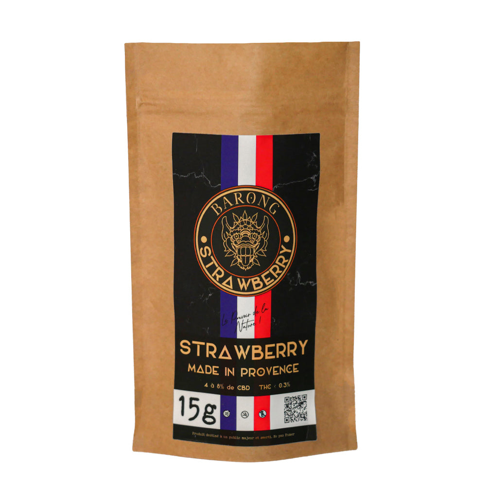 Fleurs CBD Strawberry - Fleurs Française CBD Chanvre France - CBD Provence Var - Made in Provence Strawberry CBD - Barong CBD Shop - Barong CBDSHOP