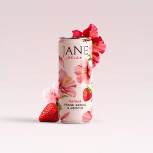 Thé Glacé Jane RELAX - FRAISE, BASILIC & HIBISCUS