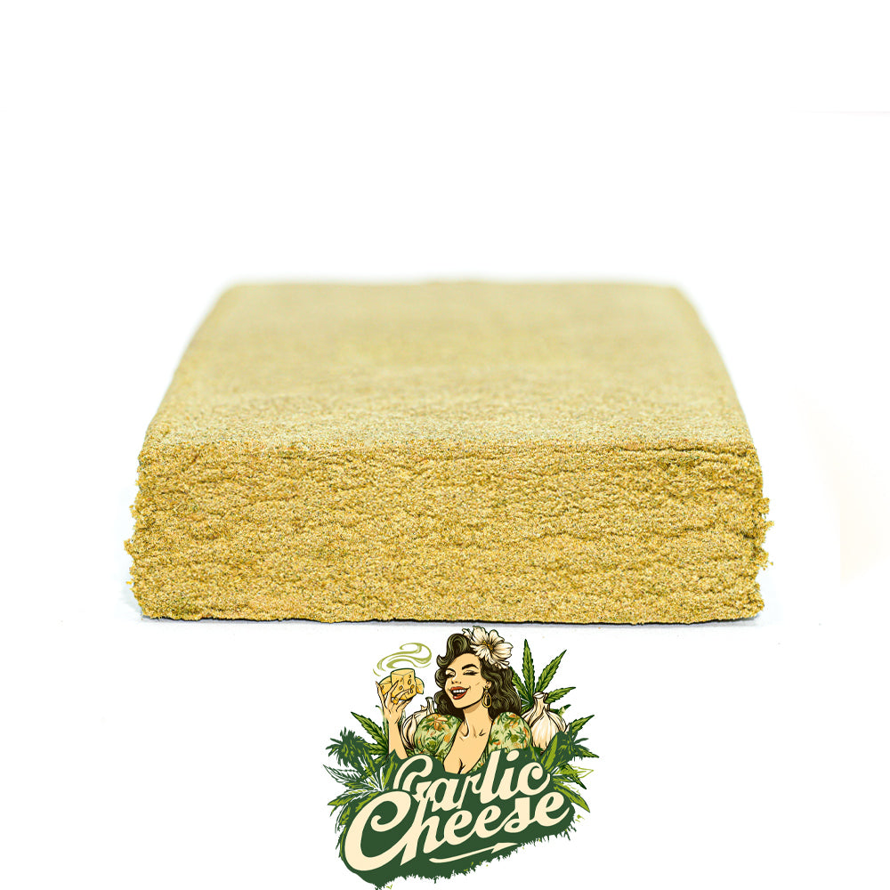 Hash Garlic Cheese CBD - Jaune mousseux Indoor Haut de gamme