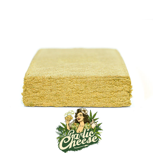Hash Garlic Cheese CBD - Jaune mousseux Indoor Haut de gamme