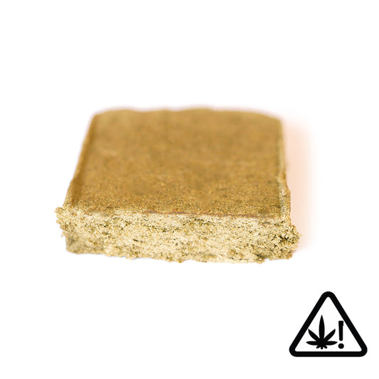 Plaquette 100g Hash Shit Jaune - 120 micron - la ferme du CBD - High Society - CBD.Fr - Cocorikush - Barong CBD Shop - CBD Shop - Boutique de CBD - shite