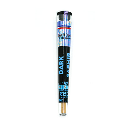 Pré-roll CBD Dark Saphir — joint CBD indoor intense terreux sans tabac Barong CBD