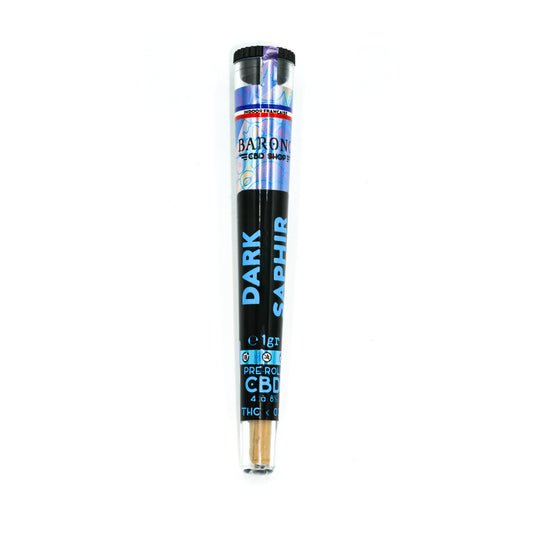 Pré-roll CBD Dark Saphir — joint CBD indoor intense terreux sans tabac Barong CBD