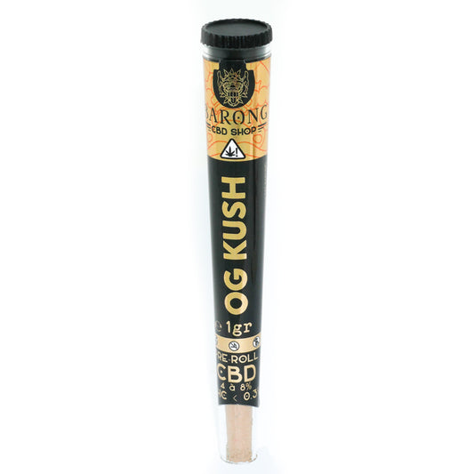 Pré-roll CBD OG Kush — joint CBD roulé sans tabac prêt à fumer Barong CBD