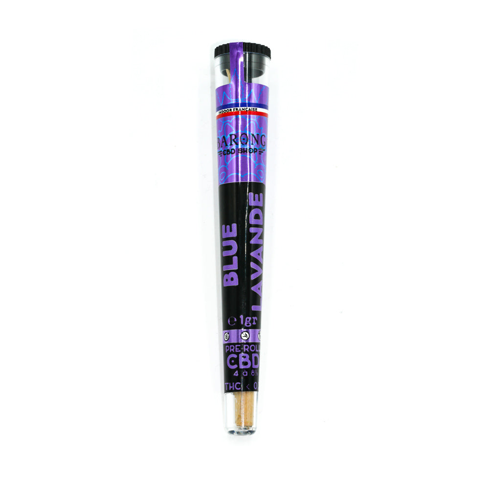Pre-Roll-CBD-Joint-Cigarette-CBD-indoor-Happy-Pousse-Happypousse-Spannabis-Gagnante-BarongCBDshop-CBDShop-CBD-Shop-Blue-Lavande