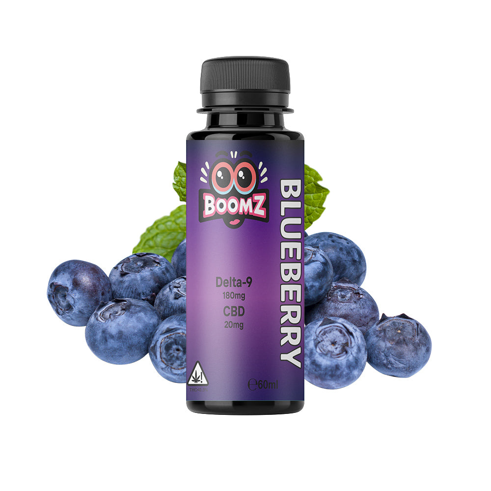 Sirop Delta-9 THC Myrtille Boomz 200mg | High & CBD FR