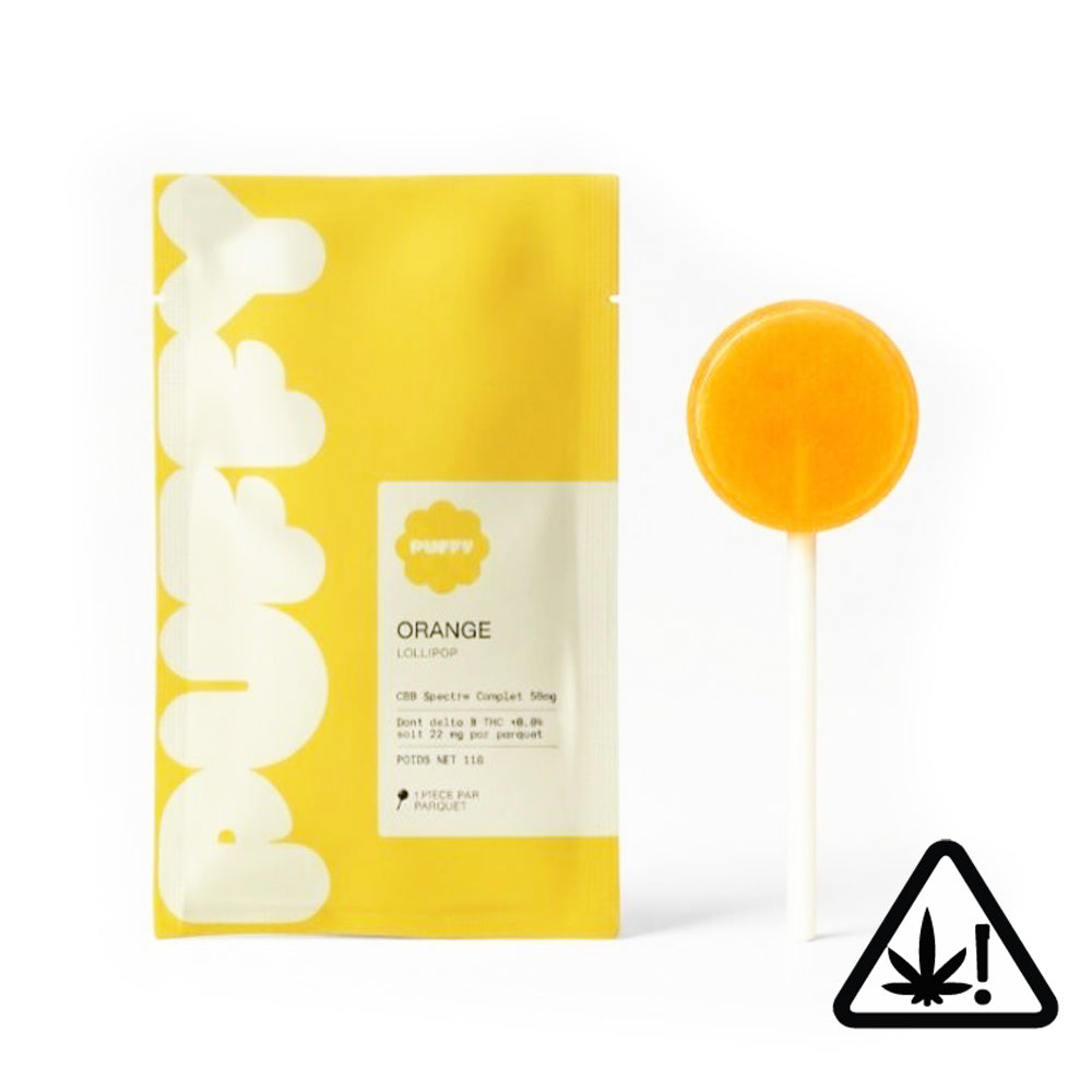 Sucette LolliPop - Puffy - Delta-9 THC Edible - Legal France
