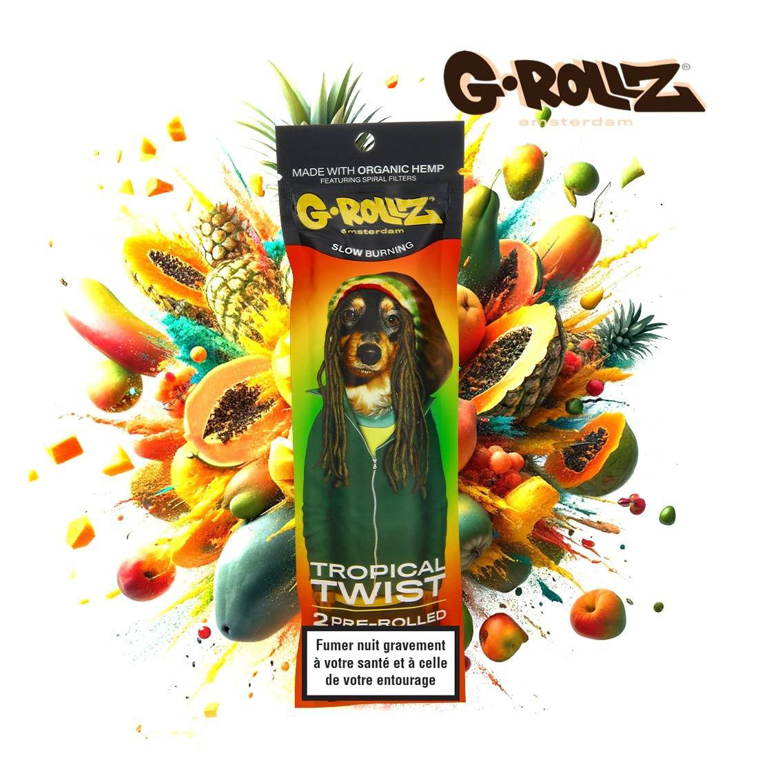 Blunt pré-roulé G-Rollz Tropical Twist