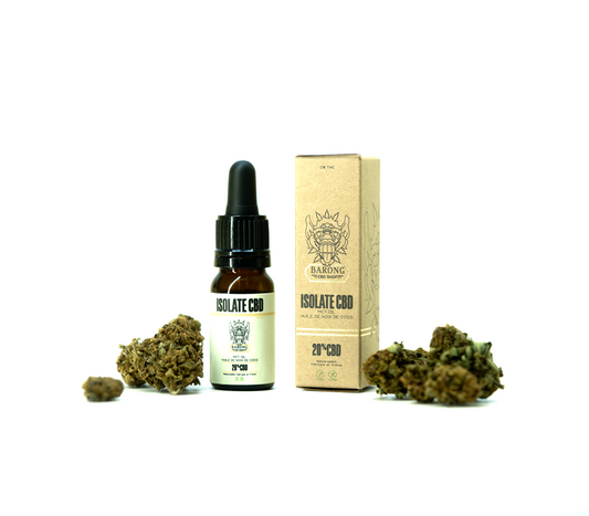 CBD Cannabidiol - Huile de CBD MCT oil Isolate Isolat de CBD- pure extract - Barong CBD Shop - Huile de cannabis médical